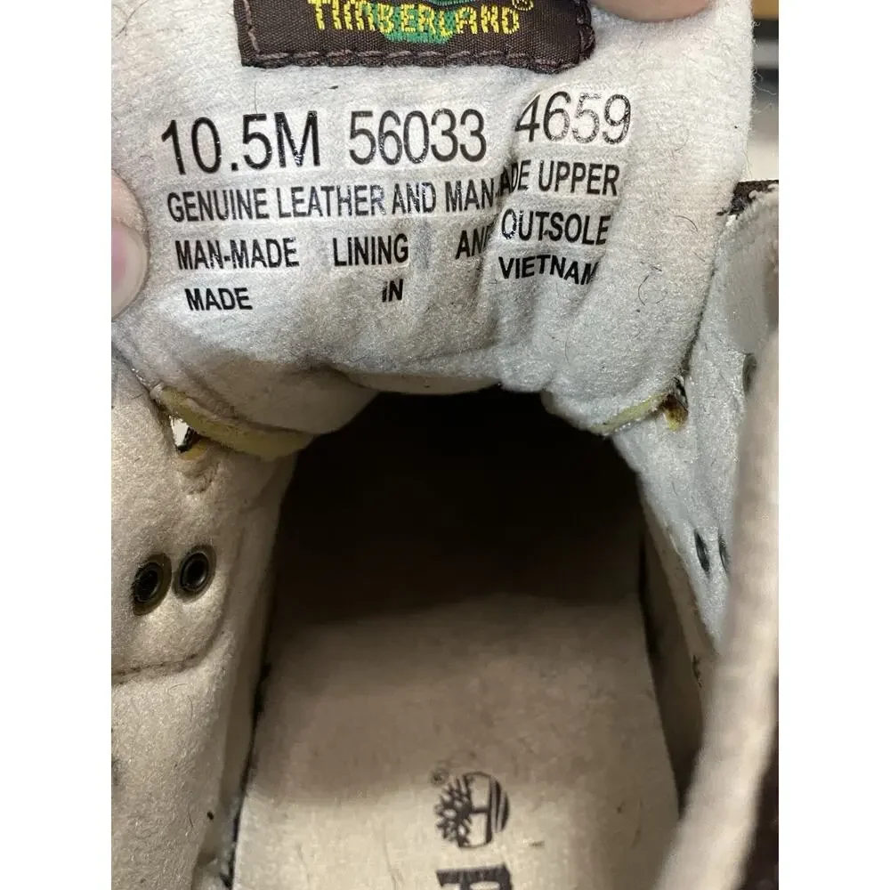 Timberland Euro Hiker Boots Nubuck Leather Wheat Size 10.5 Men’s